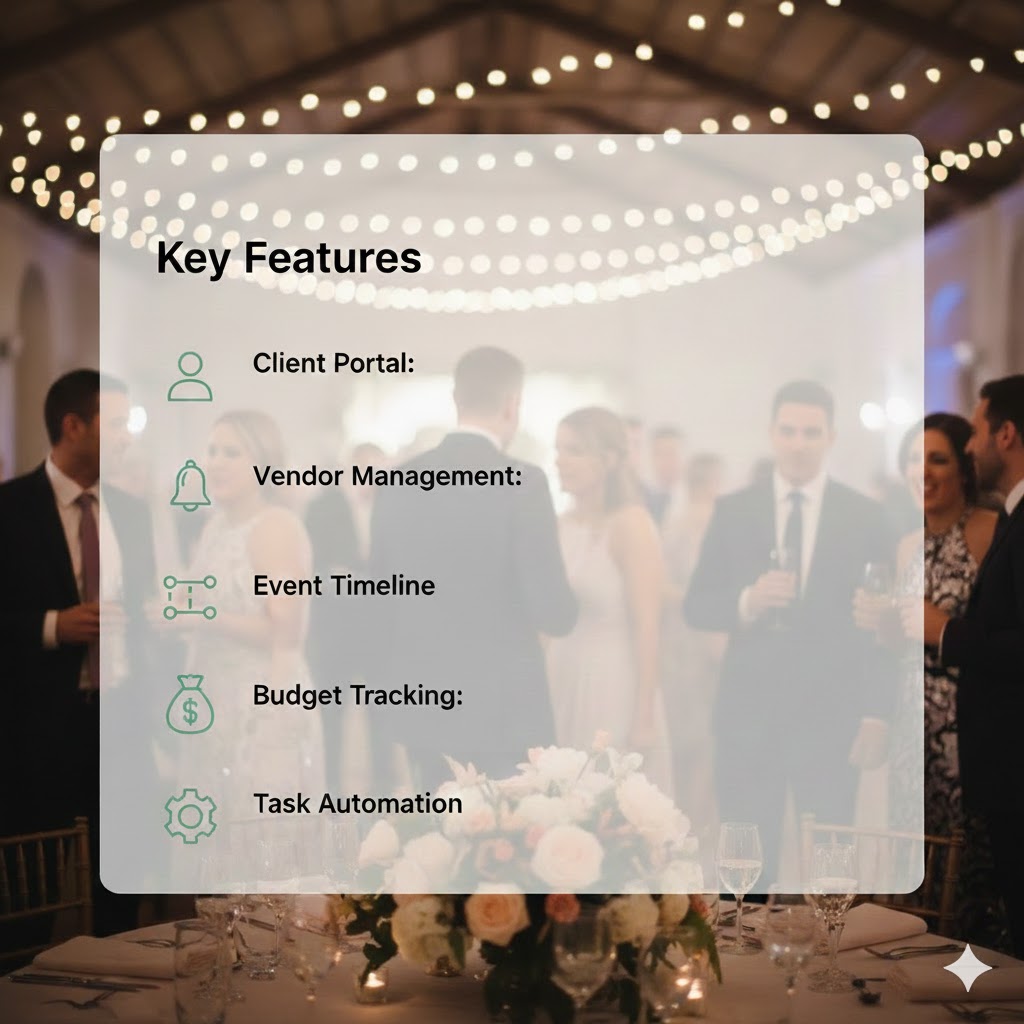 NextEvent for Wedding Planners